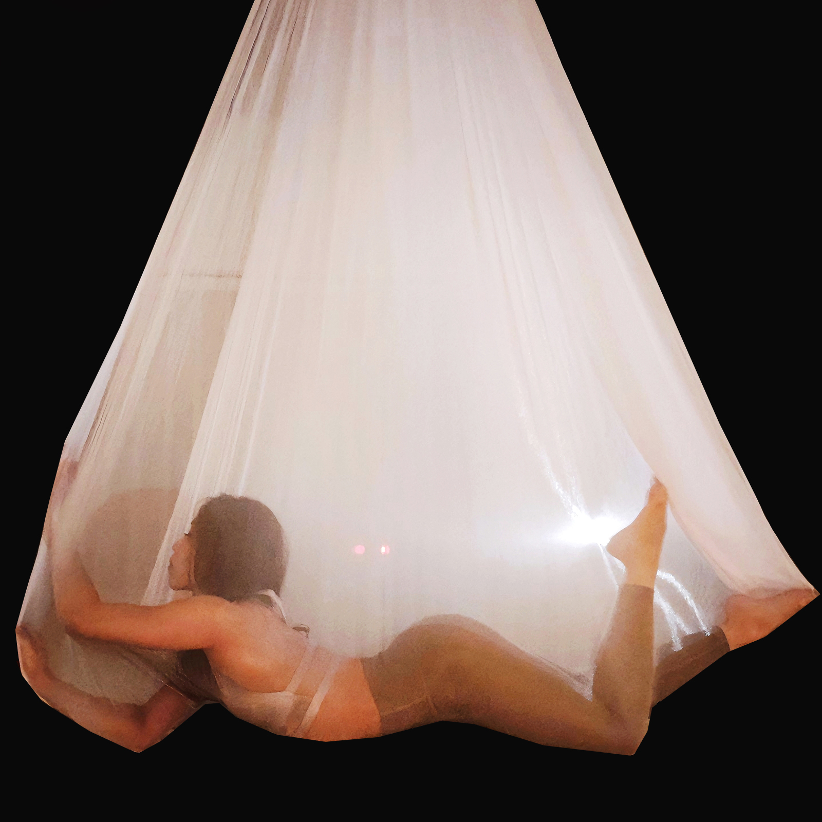 7m aerial yoga hammock transpa – обзор и цена Yoga Trapeze Swing
